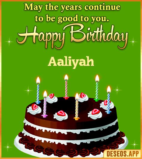 ᐅ Happy Birthday Aaliyah Cake GiFs Download 【36+ Cards】🎂