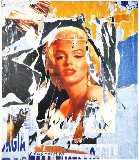 Mimmo Rotella 1918 2006 Omaggio A Marilyn Catawiki