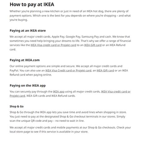 Does IKEA Accept Afterpay HiHomePicks