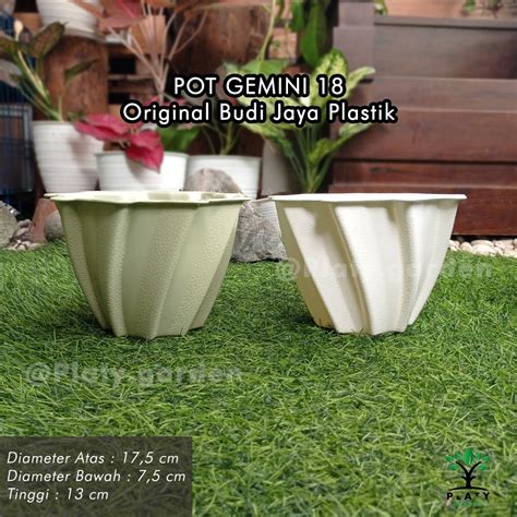 Jual Pot Gemini Original Budi Jaya Plastik Shopee Indonesia