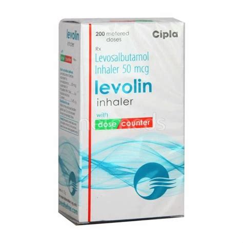 Levolin Levosalbutamol Mcg Cipla Asthma Inhaler Pack