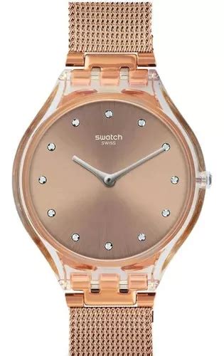 Reloj Swatch Mujer Skin Skindesert Svok107m Acero Rose MercadoLibre