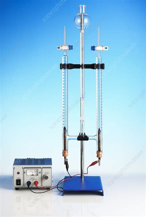 Hoffman Voltameter For Electrolysis Stock Image C0230620 Science