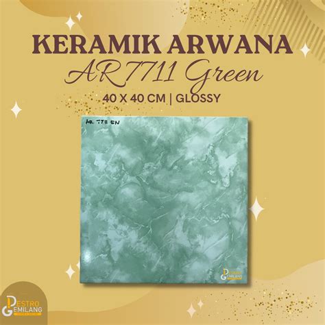 Jual Keramik Arwana Ar Green Keramik Lantai Keramik Rumah