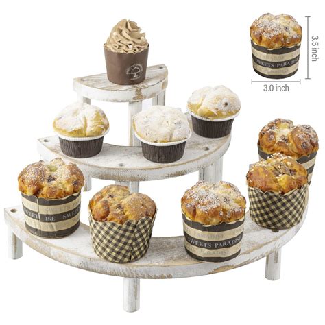 Rustic Wooden Cupcake Display Stand China Wooden Cupcake Stand Holder