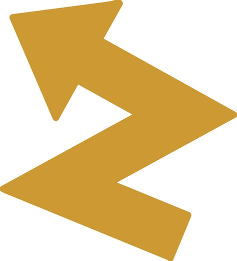 Zigzag Arrow Vector Icon 41374905 Vector Art At Vecteezy