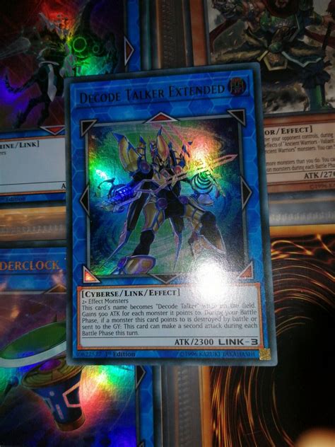 DUDE EN024 Decode Talker Extended Ultra Rare 1st Edition Mint YuGiOh