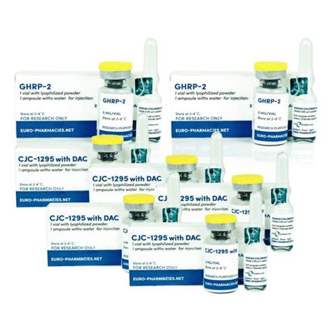 Intermediate Weight Gain Peptides Pack Euro Pharmacies GHRP 2 CJC