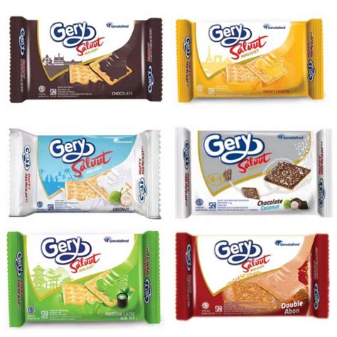 Jual Gery Saluut Malkist 105g All Varian Shopee Indonesia