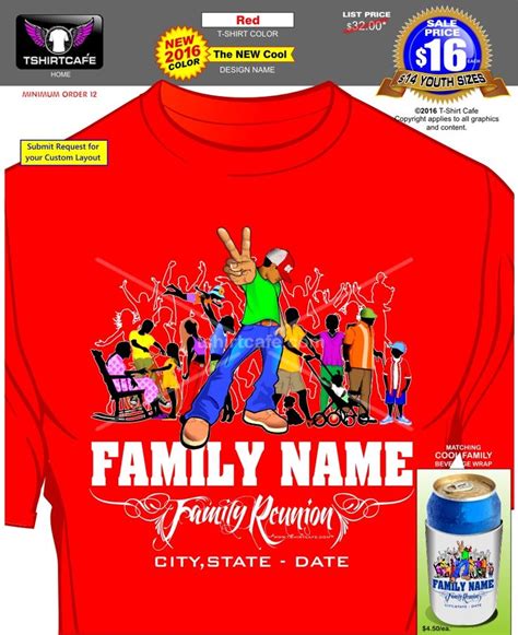 Cool Family Reunion T Shirts T-Shirt Cafe | Family reunion shirts ...