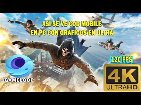 CALL OF DUTY MOBILE EN PC ASI SE VEN LOS GRAFICOS EN ULTRA ALCATRAZ