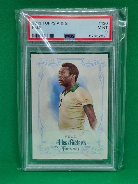 2013 Topps Allen Ginter 130 Pele Soccer Legend PSA 9 MINT EBay