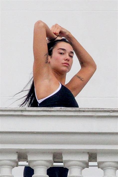 DUA LIPA Gets a Yoga Class on Balcony of Copacabana Palace Hotel in Rio ...