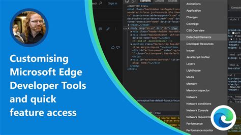 Customizing Microsoft Edge Developer Tools And Quick Feature Access