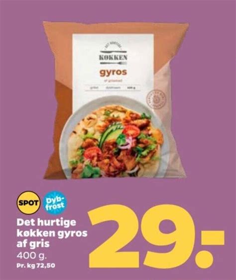 Det Hurtige K Kken Gyros Af Gris Tilbud Hos Netto