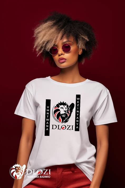 Dlozi Lion Imperial T Shirt Dlozi Ngwana Badimo