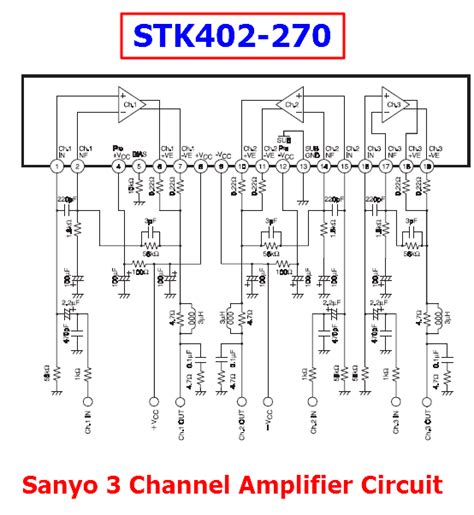 Sanyo Channel Amplifier Circuit Stk Stk