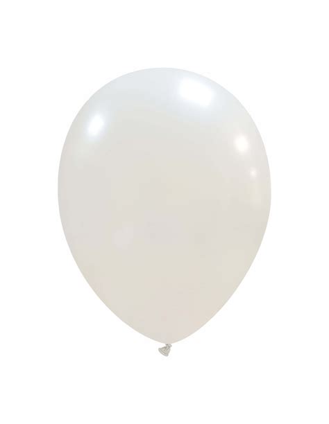 Comprar Globos De Latex Redondos Cm Metalizado Blanco