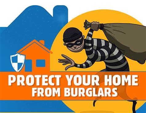 Useful Tips To Secure Home Or Property Against Burglars Infographic