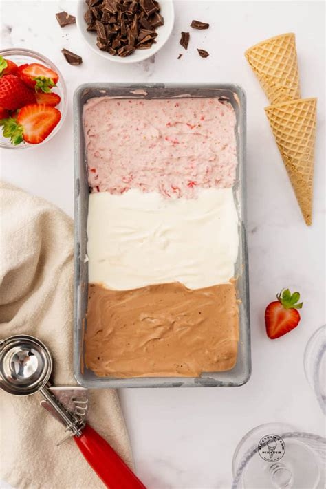 Easy Neapolitan Ice Cream Recipe Ice Cream From Scratch