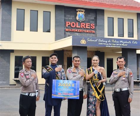 Polres Mojokerto Kota Raih Juara Dua Duta Lalu Lintas Polda Jatim