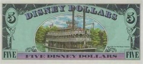 Disney Dollars 1987 ⋆ Paper Money Book