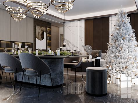 CHRISTMAS HOME | Interior visualization :: Behance