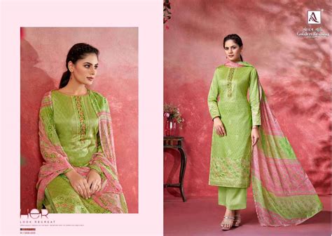 GOLDEN BEAUTY VOL 3 BY ALOK SUIT COTTON UNSTICHED SALWAR SUITS