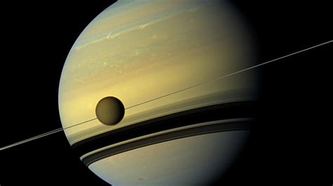 Saturn's largest moon Titan is drifting away