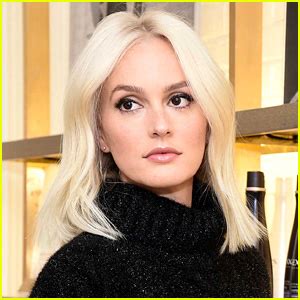 Leighton Meester Dyes Hair Platinum Blonde Leighton Meester Just