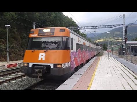 Arribada A Ribes De Freser R Del Tren Procedent De La Tor De Querol