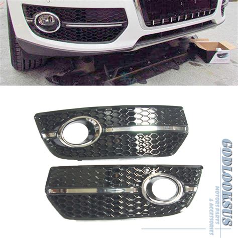 For VW Audi Q5 2009 2011 Chrome S Line Style Fog Light Cover Grilles