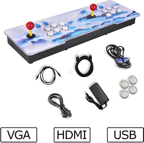 3399 Games In 1 Retro Video Games Double Stick Arcade Console Pandoras