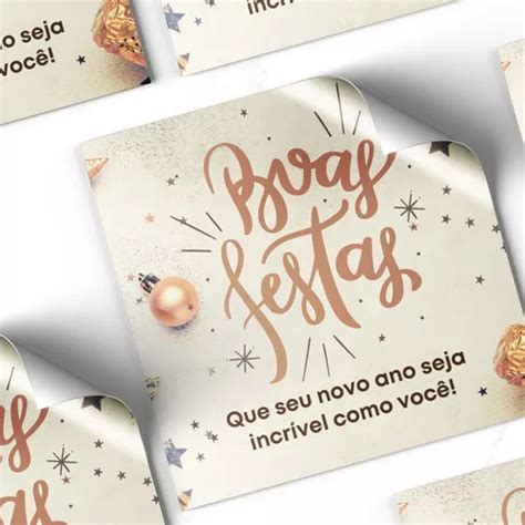 Kit Adesivos X Cm Boas Festas Mercadolivre