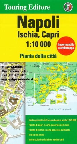 Napoli Ischia Capri Carta Stradale Mappa Geografica Pianta