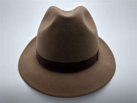 Stetson Imperial Light Brown Fur Felt Fedora Bernard Hats