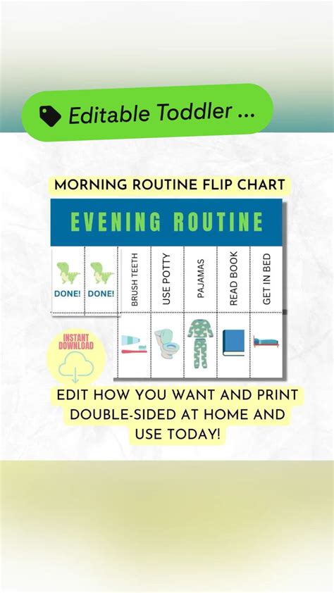 Pin on Childrens Routine Charts