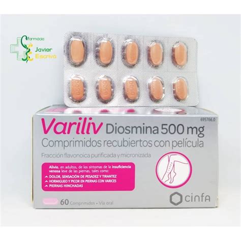 Variliv 500mg 60 Comprimidos