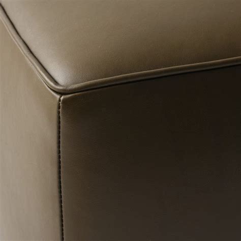 Handcrafted Leather Ottoman | Leather ottoman, Handcraft, Handcrafted ...