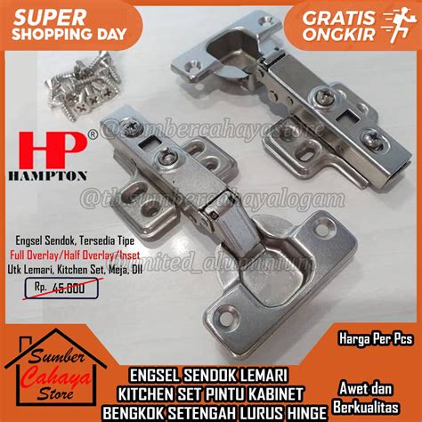 Jual Engsel Sendok Manual Hinge Lemari Pintu Kitchen Set Tipe Full