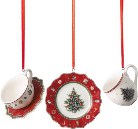 Villeroy And Boch Toy‘s Delight Decoration Ontbijtset Rood 3 Delig Bol