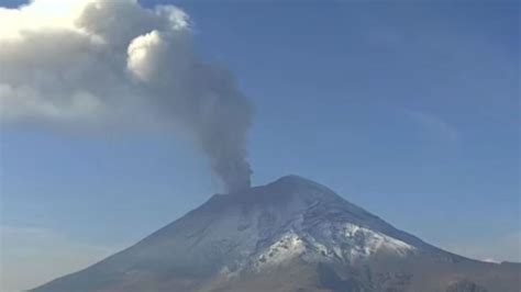 C Mo Amaneci El Volc N Popocat Petl Hoy Lunes De Mayo