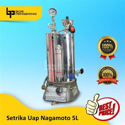 Jual Mesin Setrika Uap Boiler Nagamoto Liter Mesin Boiler Otomatis