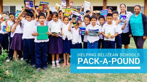 Give Back Pack A Pound Assists 2 Schools In Western Belize Belize