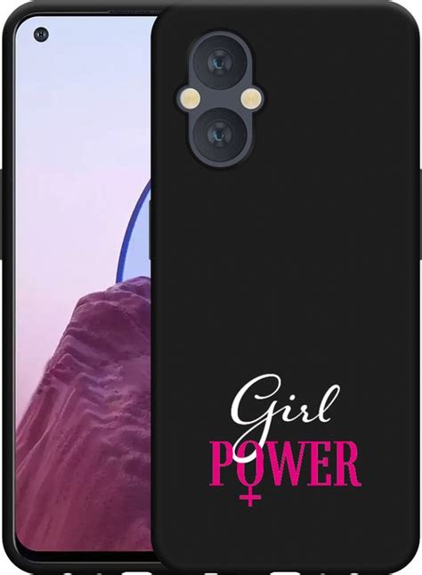 Oneplus Nord N Hoesje Zwart Girl Power Designed By Cazy Bol