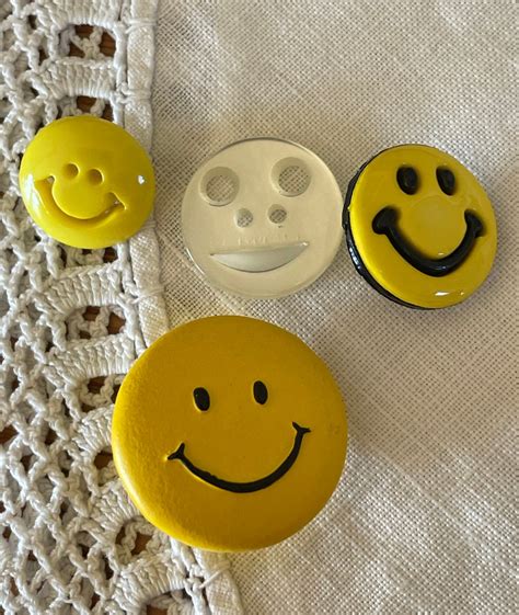 Collection Of Smiley Face Buttons Etsy