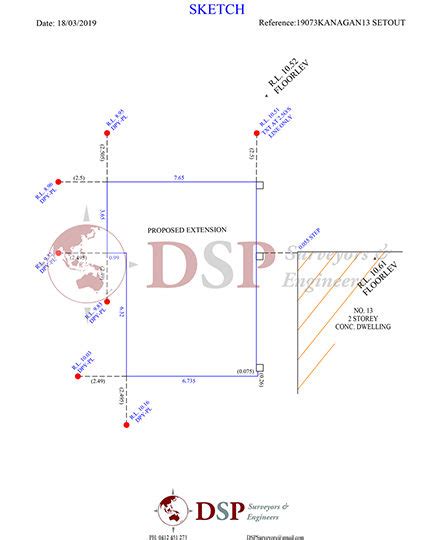 Setout Sketch DSP Surveyors And Engineers