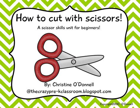 Giveaway On Teachers Notebook Scissor Skills Unit