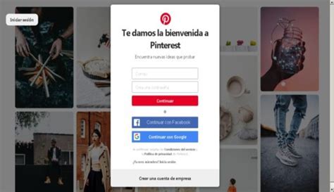 Cómo registrarse y crear una cuenta en la red social Pinterest en