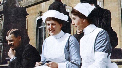 Wrest Park Ww1 Photos Colourised To Trace Nurses Bbc News